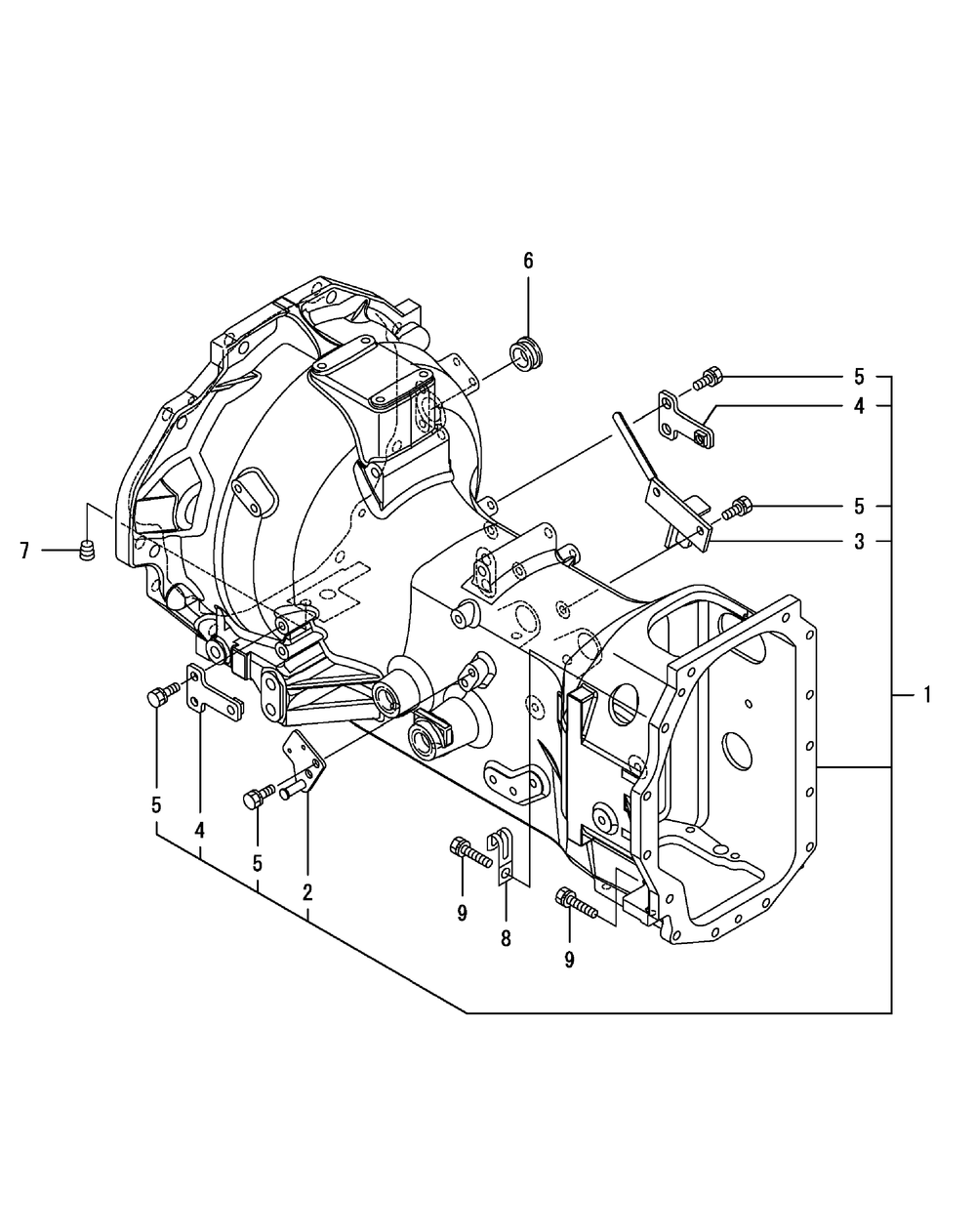 Clutch Housing Diagram and Parts List for SX3100 54ALB4S727-54ALB4SW727-54ALB4SX727-54ALB4SY727-54ALB4SZ727-54AMB4S727-54AMB4SW727-54AMB4SX727-54AMB4SY727-54AMB4SZ727 Cub Cadet Lawn Tractor